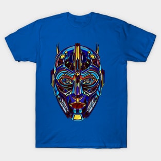 Robot face or metal head? T-Shirt